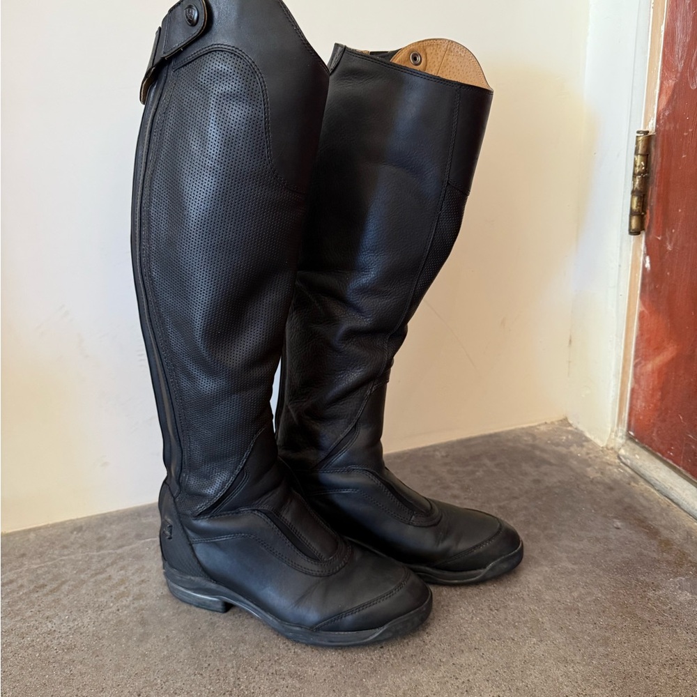 ariat v sport tall zip riding boots, 8.5, medium regular